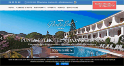 Desktop Screenshot of hotelpuntaest.it